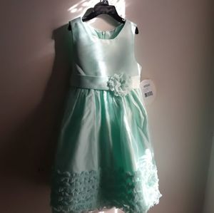 Teal Flower Dress